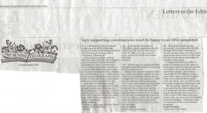 sunday telegraph article by Mark 23.2.20