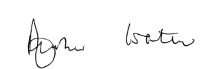 Andrew Watson's signature