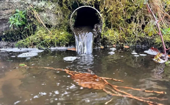 sewage discharge into rivers