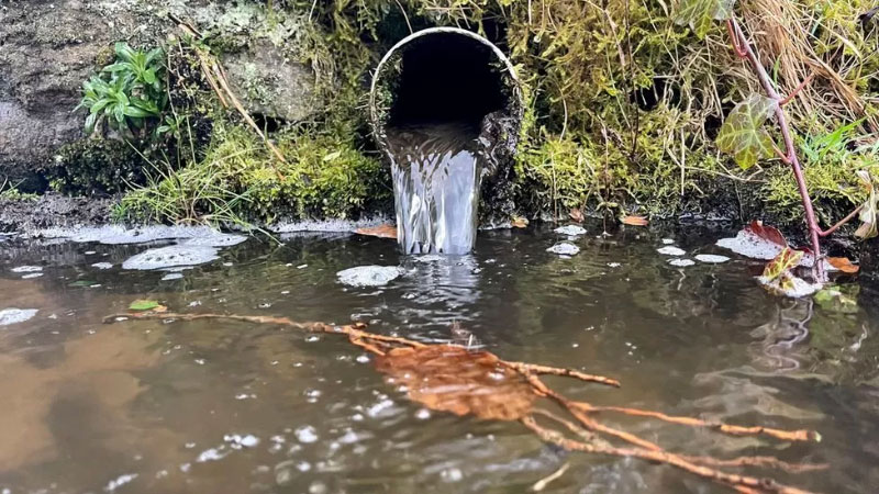 sewage discharge into rivers